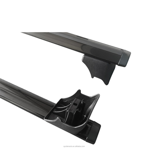 Barre transversale de toit en alliage d'aluminium Sibor pour Jeep Compass 05-10 avec capacité de 30 kg et supports en plastique - Product Image 3