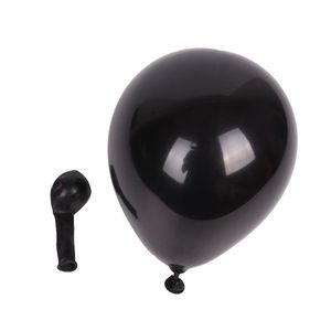 Ballons de fête en latex noir de 5 pouces pour décorations festives, usage adulte - Product Image 1