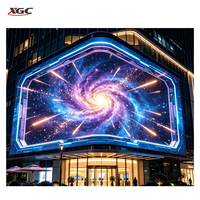 Écran LED fixe extérieur haute luminosité P2.5 P6.67 pour stade, panneau d'affichage routier, façade de bâtiment 3D, écran publicitaire