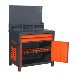 LYREIGN SDTF2DC - Banc de travail industriel robuste - Bureau de rangement en métal - Poste de travail - Banc de travail CNC - Product Image 1