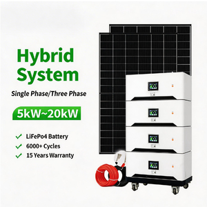 Kit complet <span class=keywords><strong>de</strong></span> système solaire hors réseau avec onduleur à onde sinusoïdale pure, batterie lithium-ion MPPT, 5-30 kW, énergie solaire pour balcon, maison - Product Image 4