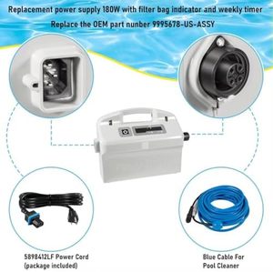 Nettoyeur de piscine robotisé Maytronics <span class=keywords><strong>Dolphin</strong></span> Apollo DX4s DX5s Edge Premier Wave 50/75 en plastique écologique 220V prise EU 2000mAh - Product Image 5
