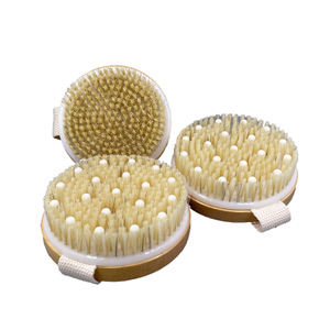 Bath And Body Works Venta al por mayor Piel seca Exfoliante Cerdas Exfoliantes Arandela corporal de madera Juegos de cepillos de baño Esponjas y depuradores Cepillo - Product Image 6