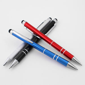 Promo Stylo Bille en Aluminium Personnalisable avec Logo, Pointe de 1 mm, Largeur d'écriture de 1,0 mm, Couleur Noire - Product Image 1