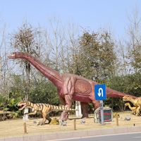 Modèle de dinosaure stégosaure animatronique grandeur nature, réaliste, mobile et rugissant, pour parcs à thème, décoration de jardins, événements muséaux