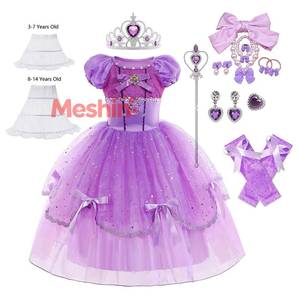 Disfraz de Princesa Elegante para Niñas, Vestido de Encaje para Halloween, Cosplay, Cumpleaños, Actuaciones - Product Image 1