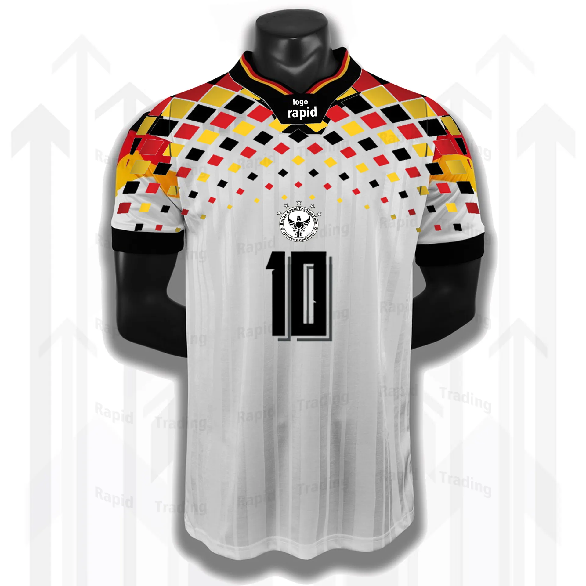 卸売camisa de time tailandesa1.1プレミアムナショナルレトロドイツジャージーワールド22カップアリババオンラインショップドイツジャージ