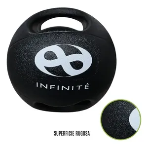 Palla medica Infinité 8kg PVC con impugnatura tipo If-Mb8 palla esercizio - Product Image 2