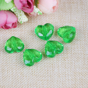 Acrylic Heart Shape <b>Beads</b> 3x2.6x1.3cm And 2x1.6x1cm For Bracelet Making Bulk Wholesale - Product Image 3
