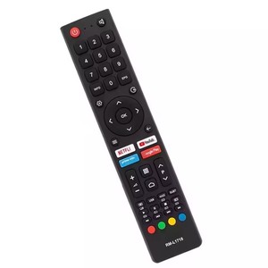 Nouvelle télécommande universelle RM-L1718 433 MHz à code fixe, piles AAA, 4 boutons, portée de 8 mètres pour téléviseurs CHIQ AKAI CHANGHONG OK - Product Image 4