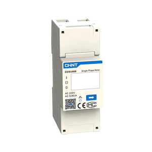 Medidor de Energía Eléctrica Monofásico Deye DDSU666, Tipo Electrónico, Montaje en Riel Guía, Pantalla LCD Local, Comunicación RS485 - Product Image 1