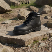 Chaussures de sécurité industrielles YYR, Jamaïque, en cuir embossé de qualité supérieure, semelle en caoutchouc Goodyear, modèle HSB141