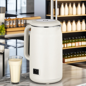 Máquina para hacer leche de soja, calefacción eléctrica portátil, licuadora de 1200ML, procesador de alimentos, máquina para hacer leche de nuez, máquinas de leche de soja - Product Image 4