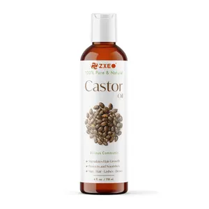 Private Label 118ml 4Oz Cold Press 100% Pure Almond Jojoba Olive Castor Oil Pack GrapeSeed Coconut Oil