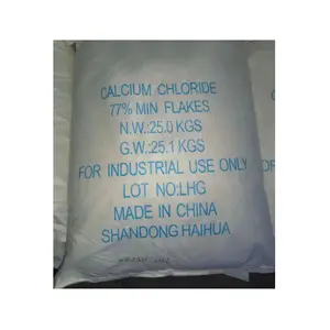 Factory Direct Bulk Price Sale CAS 10035-04-8 Calcium Chloride Dihydrate Cacl2 Flakes Granule Balls 74-77% With Reach 25kg