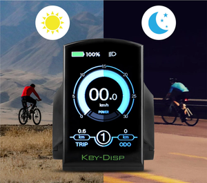 Afficheur numérique <span class=keywords><strong>LCD</strong></span> optionnel pour <span class=keywords><strong>vélo</strong></span> <span class=keywords><strong>électrique</strong></span> Key-Disp KD986 36V 48V grand <span class=keywords><strong>écran</strong></span> - Product Image 6