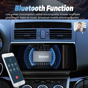 Lecteur vidéo de voiture Android 13 avec écran 12,3 pouces 1920*720, autoradio stéréo pour Mazda 6 2007 - 2012, GPS, multimédia, Carplay, unité principale - Product Image 4