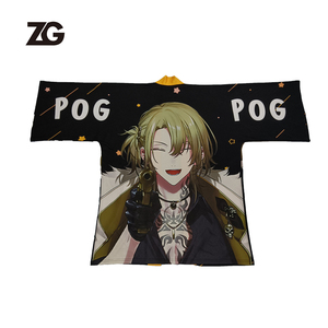Robe personnalisée impression Sublimation Kimono Cardigan populaire manteau Happi motif dessin animé <span class=keywords><strong>Yukata</strong></span> - Product Image 2