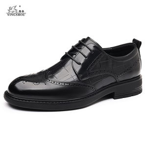 Scarpe eleganti Casual da <span class=keywords><strong>uomo</strong></span> con lacci <span class=keywords><strong>oxford</strong></span> classiche scarpe da lavoro moderne formali - Product Image 6