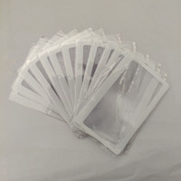 85*55mm 3X Plano-Convex Fresnel Magnifying Lens Transparent Pocket Credit Card Size Reading Aid with OEM Support