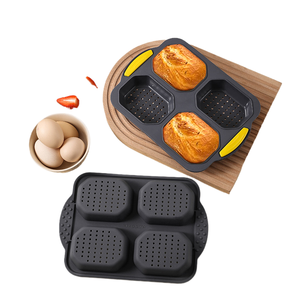 Plaques à pâtisserie rectangulaires en acier inoxydable <span class=keywords><strong>de</strong></span> qualité commerciale, efficaces, <span class=keywords><strong>pour</strong></span> <span class=keywords><strong>pain</strong></span> au <span class=keywords><strong>levain</strong></span> fait maison, avec couvercle et poignée - Product Image 5