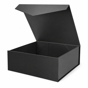 Custom Collapsible Magnetic Gift Box Black Folding Rigid Paper Gift Box Fold Flat Storage Packaging Box Own Factory Custom Print - Product Image 2