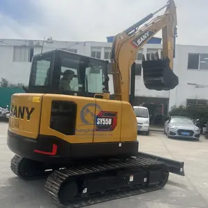 Chinese brand machine Sany 55 high quality used excavator for sale at a low price in perfect working condition