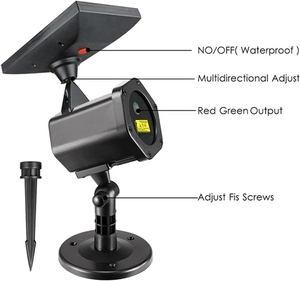 <span class=keywords><strong>Proyector</strong></span> solar de jardín Ip65 <span class=keywords><strong>Proyector</strong></span> portátil con energía solar Rojo Verde Solar <span class=keywords><strong>Navidad</strong></span> Láser Luces de jardín para el Festival de <span class=keywords><strong>Navidad</strong></span> - Product Image 3