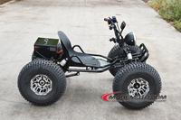 Kart électrique 72V 32Ah de MADEMOTO, buggy une place, 3KW, jantes en aluminium