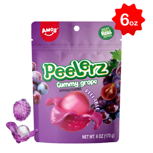 Permen Gummy Amos Peelerz yang Dapat Dikupas, Rasa Anggur Asli, Permen Gummy yang Dapat Dikupas - Product Image 1