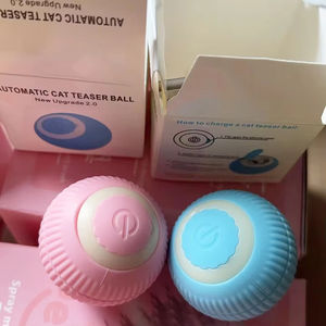 Juguete para Perros con Bola Rodante Automática por Gravedad, Juguete Interactivo Eléctrico Inteligente, Clásico de Dibujos Animados, Recargable, de Silicona, para Entrenamiento de Mascotas - Product Image 2