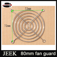 Grille de protection en acier inoxydable JEEK avec filtre anti-poussière pour ventilateurs de refroidissement PC 50/60/80/120