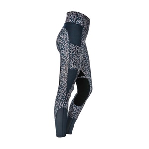 Leggings d'équitation pour femmes PIHA SPORT, sur mesure, avec assise en silicone intégral, antibactériens, respirants, en tissu Spandex/Polyester, ajustés. - Product Image 5
