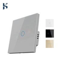 Interrupteur mural de sécurité de type 86 UE, sans fil sous tension, 10A 240V, panneau d'interrupteur électrique en ABS thermoplastique, norme UE