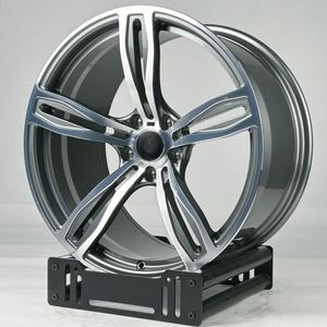 Rines JUWA Estilo 343M 5x120 de 18, <span class=keywords><strong>19</strong></span> y 20 Pulgadas, Rines de Aleación Gris Cóncavos Profundos para <span class=keywords><strong>BMW</strong></span> E90 <span class=keywords><strong>E46</strong></span> E60 E61 F10 F30 E39 E70 - Product Image 1