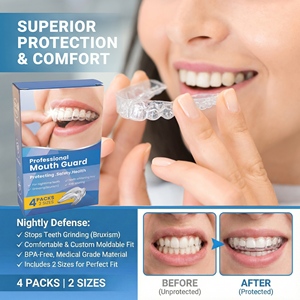 4 Pcs Protector Bucal Nocturno Moldeable Anti Rechinamiento de Dientes para Dormir - Product Image 5