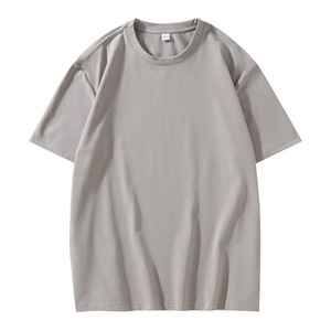 Camiseta Promocional de Color Sólido, Cuello Redondo, Manga Corta, Ropa Informal de Algodón - Product Image 3