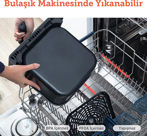 双加热空气油炸锅智能触摸控制空气油炸锅批发炸鸡不锈钢食品级数字空气油炸锅 - Product Image 5