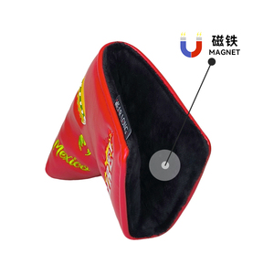 Funda para palo de golf con diseño de cabeza de animal, divertida, con imán, personalizada, marrón, para palos de drive 1, 3, 5, para pelotas grandes, para monitor de lanzamiento y tees - Product Image 4