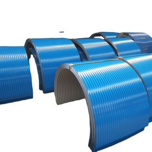 Capot de couverture de bande transporteuse industrielle en acier inoxydable nouveau étanche à la poussière pour la construction minière écologiquement métal - Product Image 1