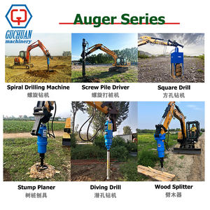 구찬 유압식 어스 드릴 오거 미니 굴삭기 또는 스키드 스티어 로더 어태치먼트 어스 오거 모터 - Product Image 4