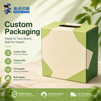 Emballage en carton ondulé rigide écologique de luxe de qualité supérieure avec impression personnalisée pour fruits frais en gros