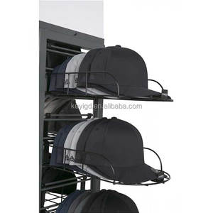 Tùy Chỉnh Cửa Hàng Bán Lẻ POP Tầng Kim Loại Dây Kệ Ballcap Cap Chủ Rack Bóng Chày Hat <span class=keywords><strong>Display</strong></span> Đứng - Product Image 4