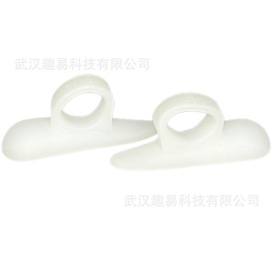 Silicone Toe Orthotic <b>Pads</b> White 2Pcs <b>Cushioning</b> For Valgus Support Spring Summer Autumn - Product Image 3