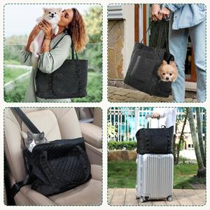 Küçük köpekler için cepler ile nefes taşınabilir yumuşak taraflı köpek taşıyıcı-hafif Tote çanta - Product Image 6