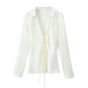 Magliette Sexy camicie a maniche lunghe top da <span class=keywords><strong>donna</strong></span> camicette abbigliamento <span class=keywords><strong>donna</strong></span> <span class=keywords><strong>autunno</strong></span> Crop top Sexy - Product Image 2