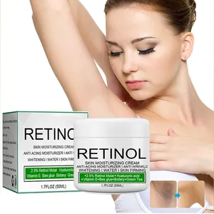 Krim kulit Retinol, Pelembab dan pemutih Vitamin E fitur desensities Melanin tubuh untuk kulit putih lebih terang