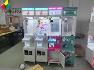 Mini Macchina Artiglio Gigante per Feste, Distributore Automatico di Premi Giocattolo, Macchina da Gioco con Gru per Bambole con Accettatore di Monete e Banconote - Product Image 4