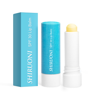 Bálsamo labial hidratante con protección <span class=keywords><strong>solar</strong></span> SPF 30 con logotipo personalizado, bálsamo labial orgánico brillante en tubo - Product Image 1
