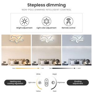 Vertak 5 người đứng đầu cánh hoa hoa phong cách Frosted Trắng Acrylic RGB hành lang cloakroom LED trần ánh sáng phòng ngủ LED trần đèn - Product Image 2